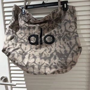 ALO Yoga Camouflage Gray Tote Bag